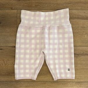 Sweaty Betty Checkered Bike Shorts